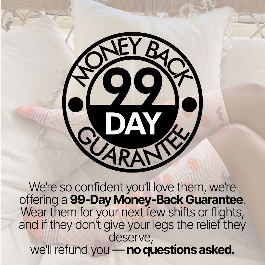 White Bamboo Ankle Compression Socks