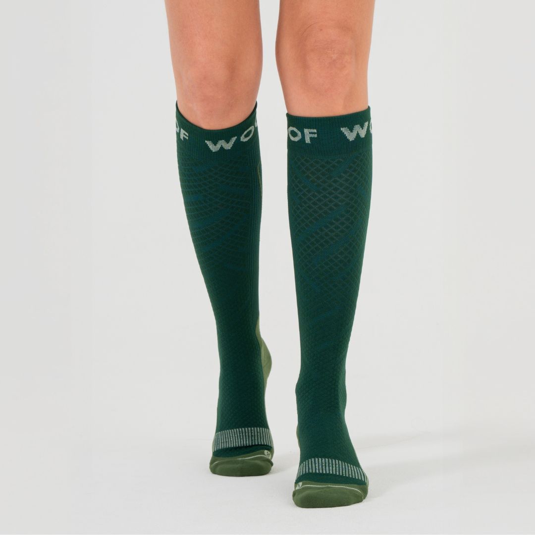 Fern Green Performance Compression Socks