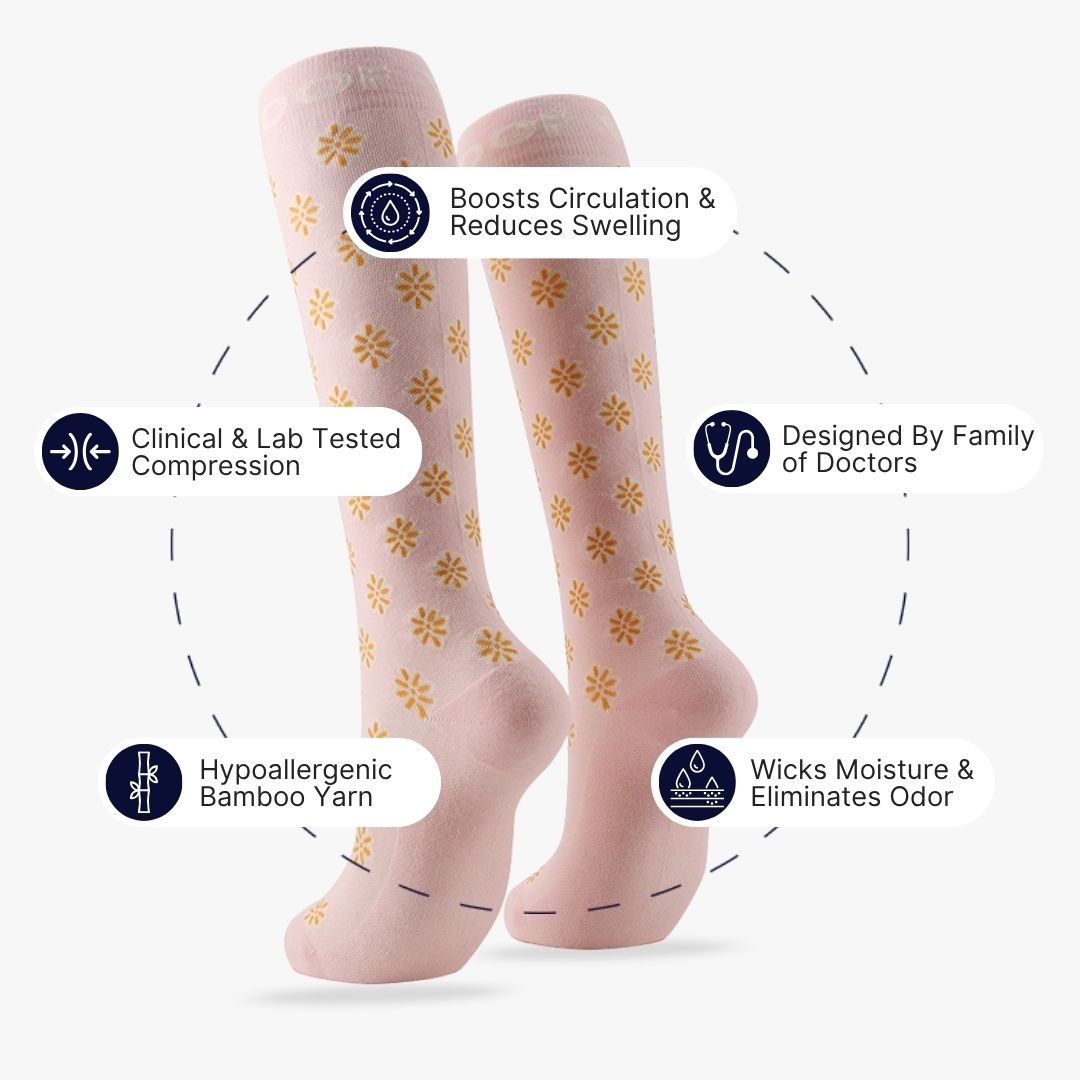 You’re My Sunshine Bamboo Compression Socks
