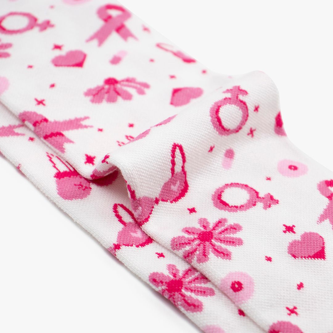 Breast Cancer Awareness Bamboo Compression Socks